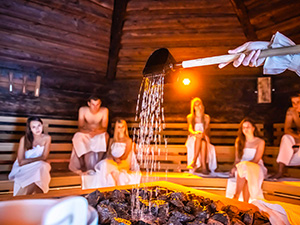 Cabin sauna